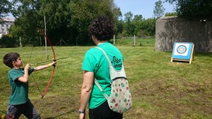 Xoel tiro con arco